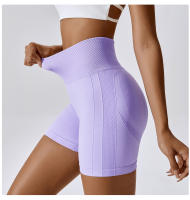 Women Shorts Seamless Sports Shorts Cycling Jogging Fitness High Waist Push Up Gym Shorts Leggings Yoga Clothing - details 1