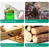 Herramienta De Sobremesa Multiuso Para Exteriores Abrebotellas Llave Destornillador EDC Accesorios De Llavero Herramienta De Sobremesa - details 2