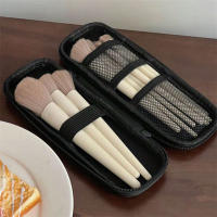 Bolsa De Almacenamiento Multifuncional Para Cepillos De Maquillaje Organizador Portátil De Viaje Con Malla Bolso De Cosméticos Ligero Herramientas De Belleza - details 1