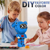 Proyector De Noche Para Niños Con Control Remoto Y Diseño Ajustable De 360 Grados Astronauta Nebulosa Galaxia Iluminación Incluye Baterías LED Poderoso 5V 20cm - details 2