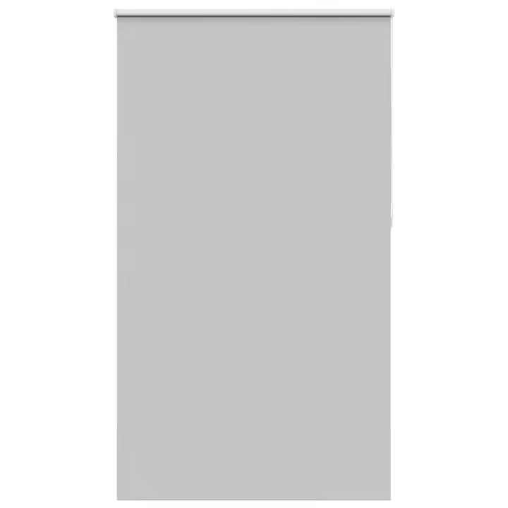 vidaXL Estor Enrollable Opaco gris claro 130x210 cm Tela Ancho 126,6cm - 1