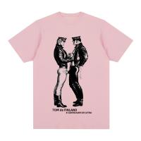 Camiseta Tom of Finland LGBT GAY Vintage Arcoíris Hombre Mujer Casual Cuello Redondo Manga Corta Algodón Poliéster Transpirable - details 4