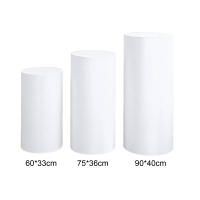 3Pcs Cubiertas Para Pedestal De Cilindro Para Decoración De Mesas De Postres Para Bodas Agradecimientos Cumpleaños Fiesta - details 9