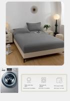 Sábana Protectora Impermeable Para Cama Doble 160x200 Anti-bacterias Anti-pulgas Lavable Tejida Con Técnica De Tat Forro Poliéster 300TC - details 11