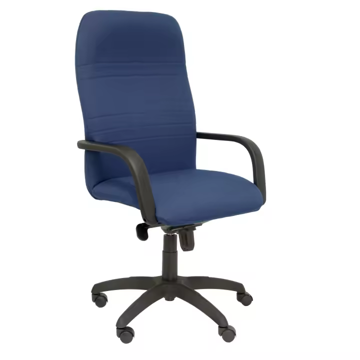 Sillón de Dirección Ergonómico Piqueras Y Crespo con Respaldo Alto Acolchado y Asiento Ergonómico Acolchado en Tejido BALI Azul Marino - 1