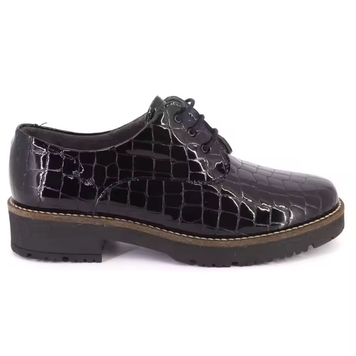 PITILLOS 5370 Zapatos con cordones de mujer negro 623 - 1