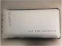 ARISE SHOP-Almohada Viscoelástica Carbono Active con ventilación 3D,con Funda de Hilo de Plata y Tejido 3D Transpirable, cara verano e invierno, mejora de transpiración, perfecta para mejorar el des - details 0