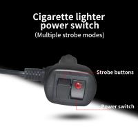 Barra De Luces LED De Advertencia Para Vehículos 13 Pulgadas Luz Estroboscópica Emergencia Tráfico Luz Flash Cobertora Impermeable Para Camiones - details 4