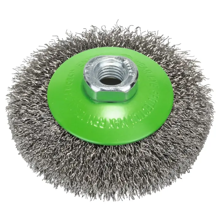 Bosch 2 608 622 108 - Cepillo cónico, inoxidable - 100 mm, 0,35 mm, M14 (pack de 1) - 1