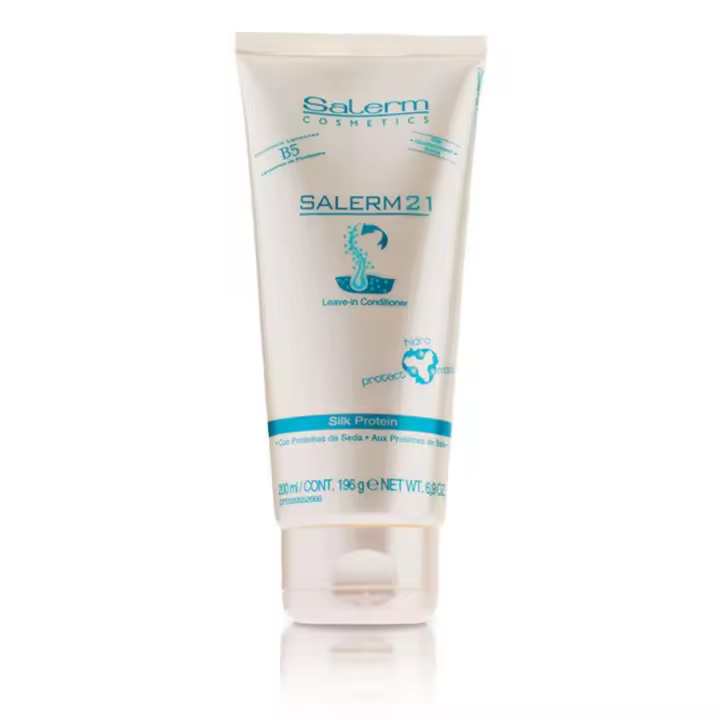 Salerm 21 Silk Protein leave in conditioner con proteína de seda Nutrición profunda con o sin aclarado 250ml - 1