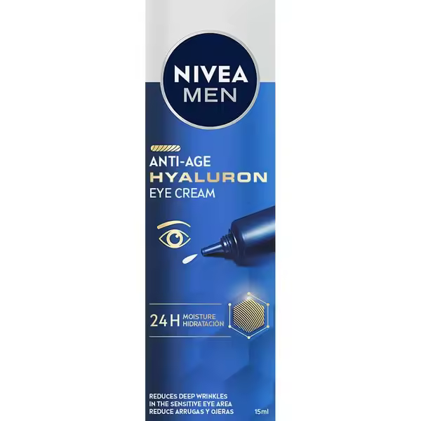 NIVEA MEN contorno de ojos anti-edad Hyaluron 24h tubo 15 ml - 1