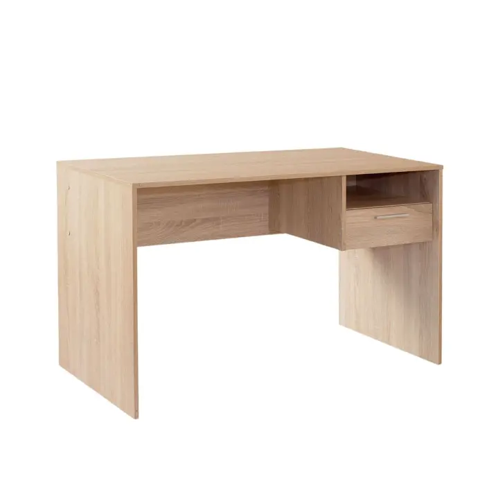 Escritorio Fhio 1 cajón + compartimento 75x120x60 cm - 1