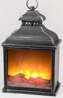 Bathería LED Interior de Chimenea sin ventilador con efecto de llama 3D-Chimenea de Fuego con temporizador Function-5x15x38 cm - details 0