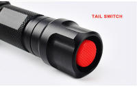 Linterna LED Superpotente 5 Modos De Iluminación L2 Torcha Para Ciclismo Nocturno Camping Senderismo Caza Y Actividades Internas Usar 18650 Negro Material De Aluminio - details 6