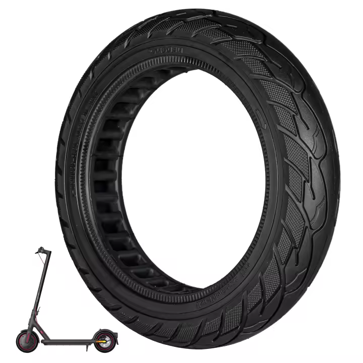 Rueda Maciza 60/70-7.0compatible con Xiaomi 4 Pro/Pro Max, Rueda 10 pulgadas(10x2.5) Neumáticos de Reemplazo Rueda Antipinchazo - 1