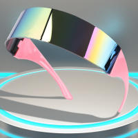 Gafas De Sol Y2K Technológicas Futuristas Para Mujer Estilo Especial Forma Única No Polarizadas UV400 Anti Reflectantes - details 5