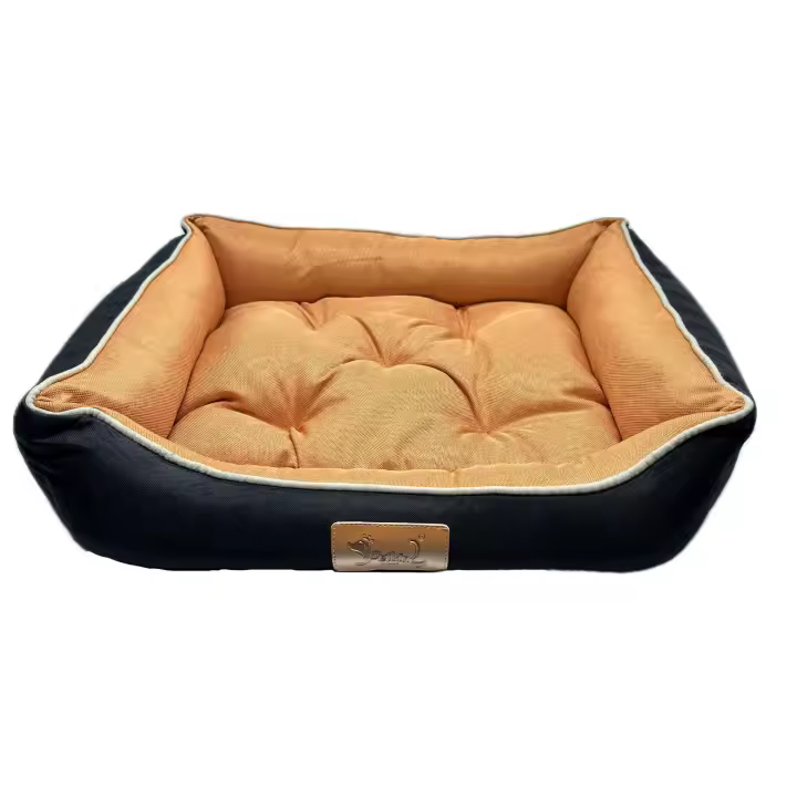 AKASA - Cama para perros transpirable y comodos, Cama para mascotas super suave con Cojín Rellena de Fibra Hueca desmontable y lavable. - 1