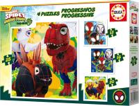 Puzzle Progresivo Dino Spidey de 12 a 25 Piezas Medidas: 16 x 16 cm. Educa 20343 - details 2