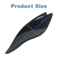 Par De Deflejores De Lado Con Alas Para Harley Davidson Electra Street Glide 2014-2019 Pantalla Antigolpes De Motocicleta Material ABS - details 0