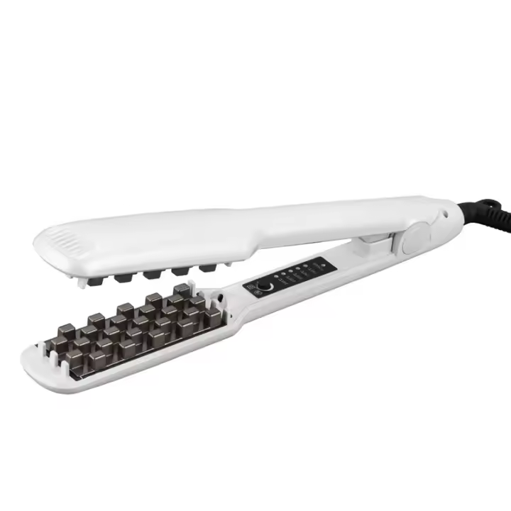 Plancha voluminizadora 2 en 1, rejilla para permanente de barba de maíz esponjoso, rizador de pelo eléctrico de iones negativos de raíz Spt - 1