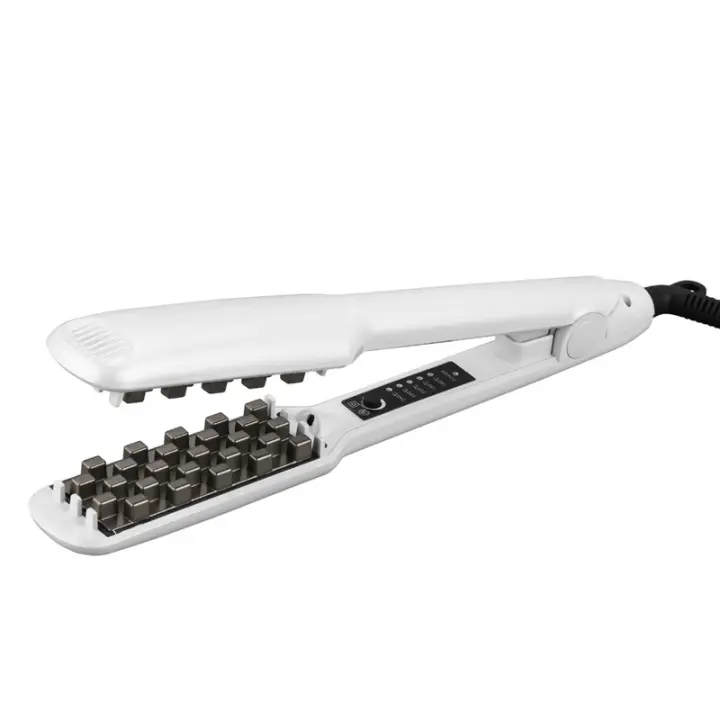 Plancha voluminizadora 2 en 1, rejilla para permanente de barba de maíz esponjoso, rizador de pelo eléctrico de iones negativos de raíz Spt - 1