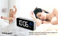Timits Reloj Despertador Digital LED de Temperatura 2026 - Alarma Doble y Brillo Regulable - details 2