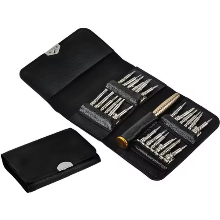 Steel Mule - Bigst. Juego de Destornilladores, 25 en 1 Precisión Destornilladores Set para iPhones, PC , Xbox , Cámara , Reloj , Tablet , Gafas, Samsung LG Movil, TV, Portatil y otros Electrónicos Screwdriver Set - 1