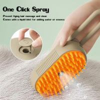 Cepillo De Peluquería Para Perros Y Gatos Eléctrico Con Humo 3 En 1 Cepillo De Masaje Para Animales Elimina Enredos Y Pelo Muerto - details 3