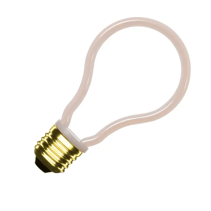 Ledkia Bombilla Filamento LED E27 4W 400 lm A60 Neón No Flicker 2200K Súper Cálido - 1