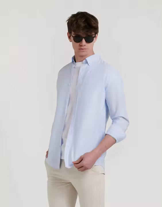 CAMISA ML OXFORD - 1