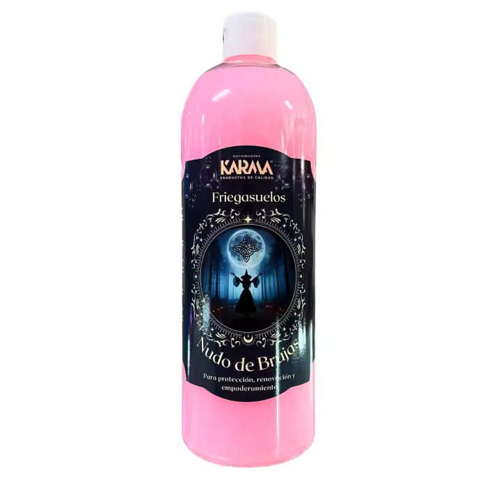 KARMA - Friegasuelos de Nudo de Brujas para Protección, Renovación Energética y Empoderamiento (1L) - 1