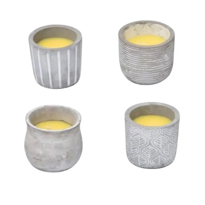 V3C TarroCem Nat4D PM [G] – PANDAHOME Vela de Citronela – Protección Natural contra Mosquitos, Diseño Decorativo en Terracota/Bambú/Cristal, Ideal para Interior y Exterior - 1