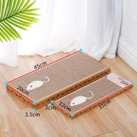 Juguete Para Gatos Placa De Cartón Corrugado Para Masticar Y Afilar Uñas Interactivo Protege Muebles Juguete Para Gatos - details 2