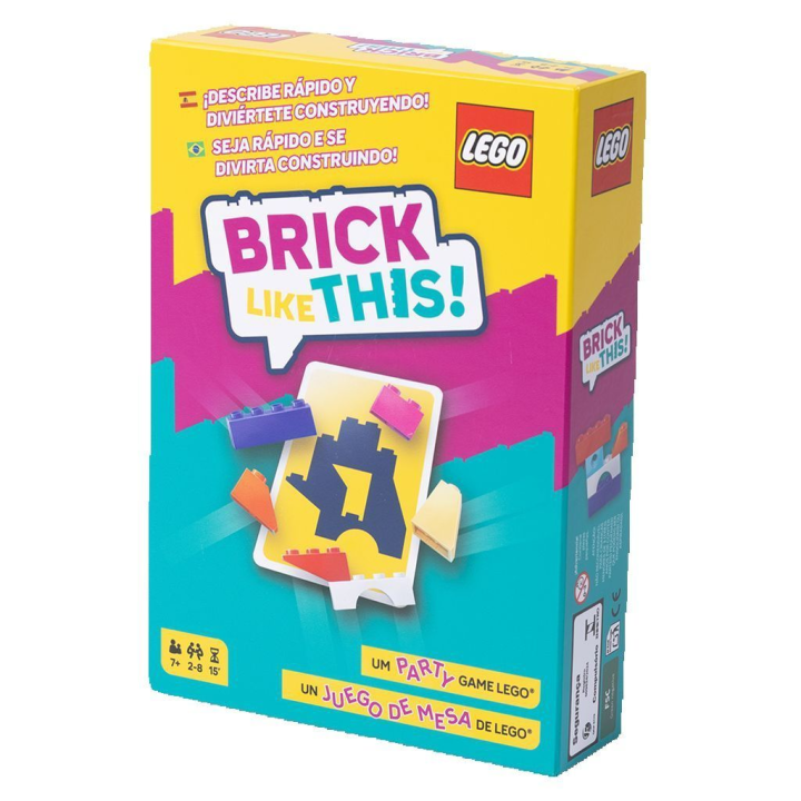 Card game - brick like this game! (lego), asmodee, +6 years, officially licensed store, shipping in 24-48 hours in the peninsula, fun, current affairs, toys, board games, friends, children, letters