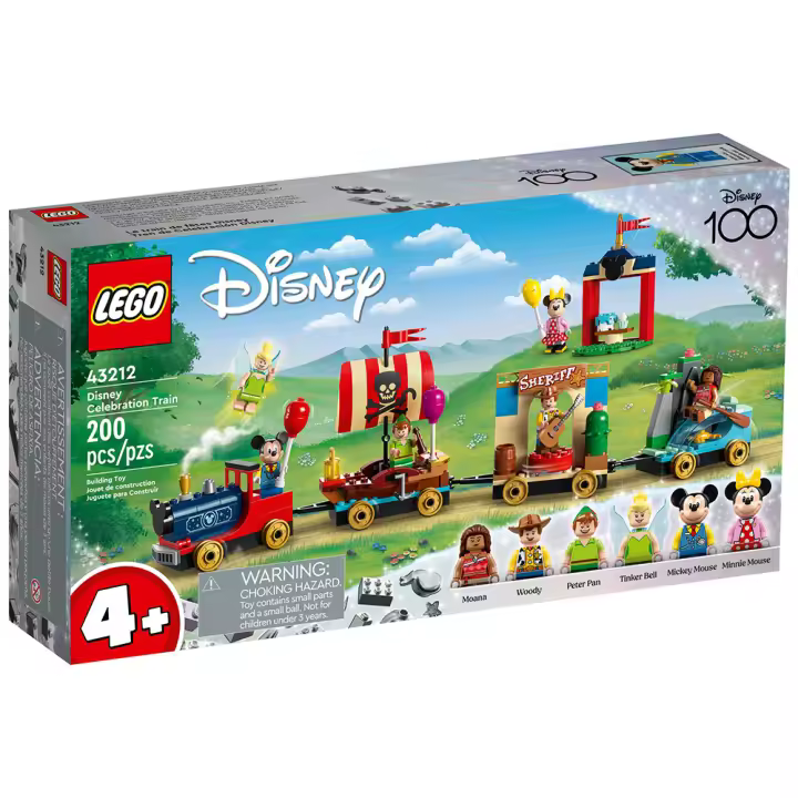 LEGO DISNEY 100TH - TREN HOMENAJE A DISNEY, 43212, TIENDA CON LICENCIA OFICIAL - 1