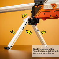 Bloques De Construcción Técnicos AK47 M4A4 AWP P90 Con Motor Set De Juguetes De Armas Para Niños Regalo Educativo Para Niños Y Adolescentes - details 25