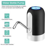 Dispensador de agua eléctrico automático - Recargable con batería de iones de litio - Alta compatibilidad y fácil de usar - Incorpora 2 ADAPTADORES para garrafas comerciales de 5/6/8 litros - details 1