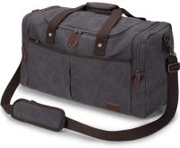 S-ZONE Bolsa de lona para viaje de fin de semana con compartimento para zapatos para hombres - details 0