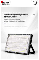 Lámpara De Pared Exterior LED IP65 Impermeable 50W 100W 200W 220V Luz De Inundación Reflector De Calle Iluminación Exterior Moderna - details 0