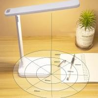 Lámpara De Escritorio Recargable Plegable Con Protección Ocular Luz LED Táctil Dimmer Para Dormitorio Lectura USB - details 1
