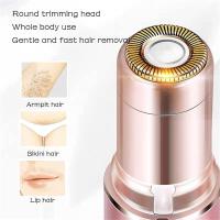 Mini depiladora portátil para Cejas y Labios, eléctrica para Mujer (rosa) - details 0