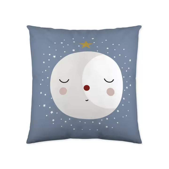 FUNDA DE COJIN VACIO INFANTIL 100% ALGODÓN MAGO 40x40 CM HACIENDO EL INDIO FABRICADO EN ESPAÑA - 1