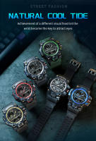 Reloj De Pulsera Militar Deportivo Para Hombre SANDA 3133 G Style 50M a Prueba De Agua Resistente Al Shock Con Cuarzo Digital Y Luz LED - details 15