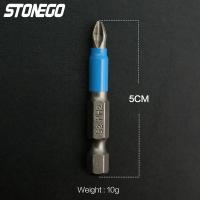 STONEGO Kit De Destornilladores Magnéticos Phillips 10 Piezas Tamaño 1/4 Pulgada Con Cabeza De Destornillador De 50 Mm Y Herramienta Antideslizante Para Taladro Eléctrico - details 3