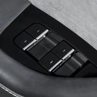 7Pcs Pegatinas De Botón De Elevación De Ventana Para Coche ABS Cromado Para Tesla Model 3 Model Y Accesorios 2016-2024 - details 5