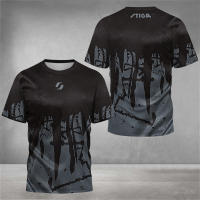 Camiseta De Entrenamiento De Tenis Y Badminton Para Hombres 2024 Desechable Rápido Secado Suave Cómodo O-Neck Manga Corta Transpirable Deporte Fitness - details 11