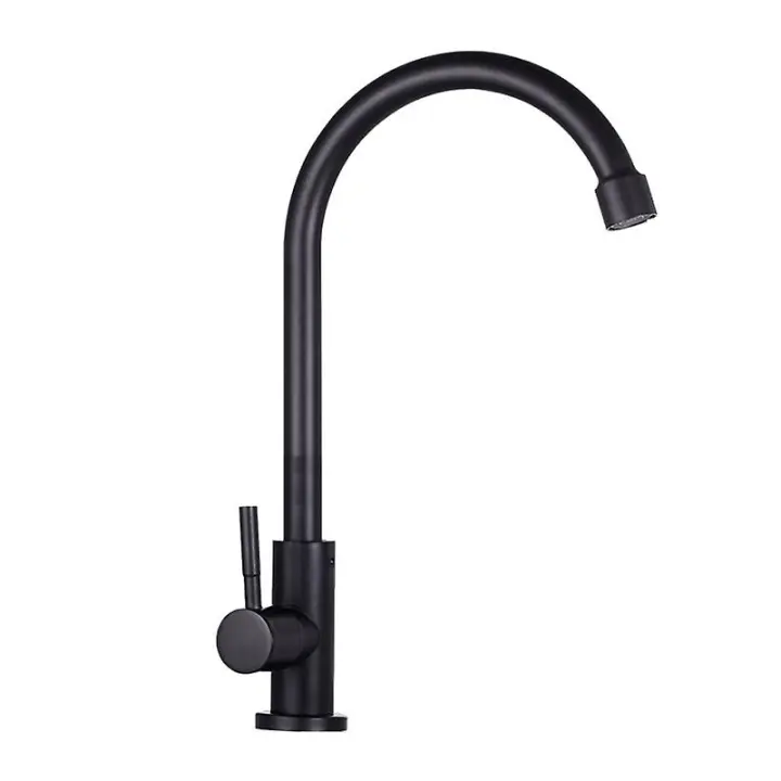 Kitchen Single Outlet Faucet Bathroom Water Tap Rotatable Cold Water Faucet - 1