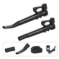 3000W Soplador de hojas inalámbrico - Soplador de hojas eléctrico inalámbrico de 21 V con 2 baterías y cargador, modo de 2 velocidades, soplador de hojas ligero de 2.0 Ah para cuidado del césped, patio - details 7