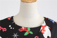 Vestido Midi Vintage Elegante Para Fiesta De Navidad Mujer Con Cintura Alta Manga Corta Vestido De Promoción Jurk Robe - details 28