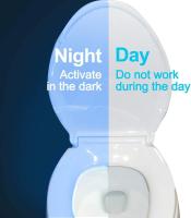 Luz Nocturna LED De Sensing Infrarrojo Mini Kawayi Para Baño Con 16/8 Colores Cambiantes Sensibilidad De Movimiento Decorativa Para El Hogar - details 0